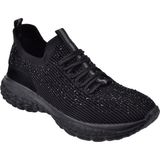 Guja Taşlı Triko Kadın Spor Ayakkabı Sneaker GJ-320 Siyah