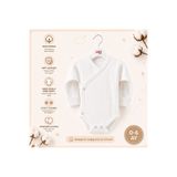 Gül Bebe Krem Zıbın Body %100 Pamuklu Yenidoğan Body Çıtçıtlı Hassas Cilde Uygun