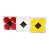 Gül Candle GL-210 Kokulu Mum Mix 4 Adet Yuvarlak Kristal Kapsül - 24'li Paket