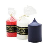 Gül Candle Takoz Mum 5x7 Küçük Renkli - 40'li Paket