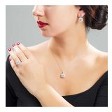 Gül Endam Starlight Diamond Pırlanta Montür Asimetrik 925 Ayar Gümüş Bayan Beştaş Yüzük - Beyaz
