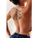 Gül Geçici Dövme,Geçici Tattoo ,Vücut Dövme,Kol Bilek Dövme,Boyun Dövme,Sırt Dövme