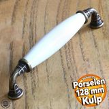 Gül Gerçek Porselen Eskitme Antik Sarı 128 Mm Mobilya Mutfak Çekmece Dolap Kulpu Kulbu Kulpları