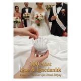 Gül İpek Moda Toplu İğne Gümüş Başlı Nişan Düğün Nikah Takı Töreni 300 adet İğne & İğnedanlık