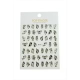 Gül Kız Tattoo Dövme Sticker