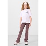 Gül Kurusu Esnek Standart Fit Basic Performans Ispanyol Paça Kız Çocuk Tayt - 75193 - 12 - 13 Yaş