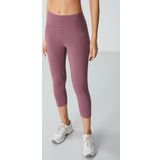 Gül Kurusu Yüksek Bel Slim Fit Dar Paça Kadın Kapri Tayt - 93097