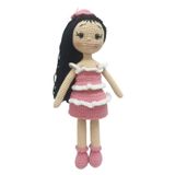 Gül Lokumu Bebek Amigurumi Organik Oyuncak
