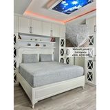 Gül Model Welsoft Yumuşak Kış Aylarının Vazgeçilmez Yatak Koruyucu Örtüsü - Açık Gri - 160X200 - 160 x 200 cm
