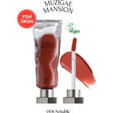 Gül Özlü, Kadife Bitiş Sunan, Nemlendirici ve Kalıcı Tint MUZIGAE MANSION Objet Liquid 006 Notable