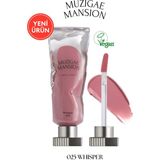 Gül Özlü, Kadife Bitiş Sunan, Nemlendirici ve Kalıcı Tint MUZIGAE MANSION Objet Liquid 025 Whisper