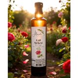 Gül Sirkesi Filtresiz Katkısız Doğal Fermantasyon - Rose Vinegar (500 ml, Gül)