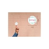 Gül Suyu Etiketi Hediye Sticker Kabe Mekke Medine Yuvarlak Mat Çıkartma 4 Cm (45 Adet)