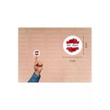 Gül Suyu Etiketi Kolonya Sticker Gül Baskılı Yuvarlak Mat Çıkartma 4 Cm (45 Adet)