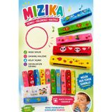GÜLAKSESUAR 5 adet ahşap mızıka iyi tatiller kartlı