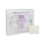 Gülbahçesi 320 Gr. Doğal Lavanta Yapraklı, Lavanta Sabunu - Beyaz
