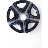 Gülcan Auto PEUGEOT 206/307 15" TEK JANT KAPAĞI-5K - Gri-Siyah - 15 inç