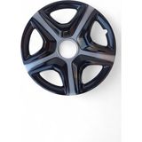 Gülcan Auto PEUGEOT 206/307 16" TEK JANT KAPAĞI-5K - Gri-Siyah - 16 inç