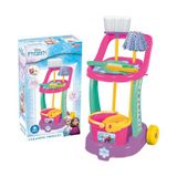 Gülce Design 03596 FROZEN TEMİZLİK ARABASI Kız Erkek Çocuk Oyuncak Eğitici Oyuncaklar