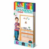 Gülce Design 2195 AYAKLI ÇİFT TARAFLI MANYETİK AHŞAP YAZI TAHTASI Kız Erkek Çocuk Oyuncak Eğitici Oyuncaklar