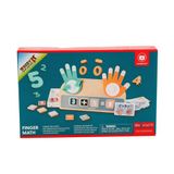 Gülce Design 5282 SUN-TOB-WOO-TAHTA OYUNLAR KARTLARLA PARMAK MATEMATİĞİ Kız Erkek Çocuk Oyuncak Eğitici Oyuncakla