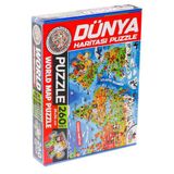 Gülce Design 7375 Dünya Kültür Haritası Puzzle -Totteriq Kız Erkek Çocuk Oyuncak Eğitici Oyuncaklar