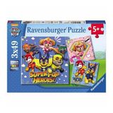 Gülce Design 80366 Paw Patrol 3x49 parça Ravensburger Puzzle Kız Erkek Çocuk Oyuncak Eğitici Oyuncaklar