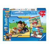 Gülce Design 93694 Paw Patrol 3x49 parça Ravensburger Puzzle Kız Erkek Çocuk Oyuncak Eğitici Oyuncaklar
