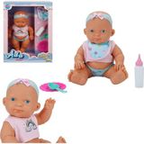 Gülce Design Ada Bebek Beslenme Seti 23cm Oyuncak Et Bebek Kız Erkek Çocuk Oyuncak Eğitici Oyuncaklar