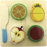 Gülce Design Ahşap Kesilebilir Meyveler Elma Karpuz ananas Mandalina Kız Erkek Çocuk Oyuncak Eğitici Oyuncaklar