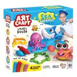 Gülce Design Art Craft Deniz Hayvanları Oyun Hamuru Seti 13 Parça Kız Erkek Çocuk Oyuncak Eğitici Oyuncaklar