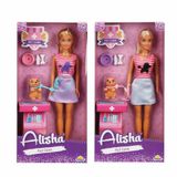 Gülce Design BEBEK SET ALİSHA VETERİNER AKSESUARLI ( 1adet FİYATIDIR ) Kız Erkek Çocuk Oyuncak Eğitici Oyuncaklar