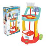 Gülce Design Candy & Ken Temizlik Arabası Temizlik Oyun Seti Kız Erkek Çocuk Oyuncak Eğitici Oyuncaklar