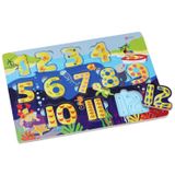 Gülce Design Classic World Ahşap Sayılar Denizaltı Yapboz Kız Erkek Çocuk Oyuncak Eğitici Oyuncaklar