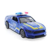 Gülce Design Die Cast Çek Bırak Metal Mavi Polis Arabası Kız Erkek Çocuk Oyuncak Eğitici Oyuncaklar