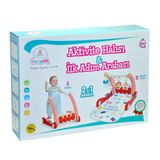 Gülce Design E0634 Aktivite Halısı&İlk Adım Arabası -Pembe ,Birlik Kız Erkek Çocuk Oyuncak Eğitici Oyuncaklar