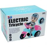 Gülce Design Electric Tricycle Pilli Işıklı Sesli Motorsiklet Kız Erkek Çocuk Oyuncak Eğitici Oyuncaklar