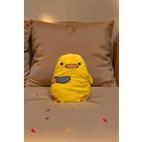 Gülce Design Hediyelik Katil Civciv Peluş Yastık Uyku Arkadaşım Peluş Oyuncak Civciv Yumoş Kumaş
