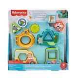 Gülce Design HRP31 Fisher-Price Şekiller ve Sesler Puzzle Kız Erkek Çocuk Oyuncak Eğitici Oyuncaklar