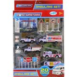 Gülce Design Kamyonlu Metal Ambulans Seti Jp9105 Kız Erkek Çocuk Oyuncak Eğitici Oyuncaklar