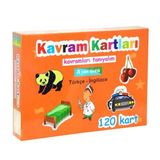 Gülce Design KZL-145 Kavram Kartları 120 Kart Kız Erkek Çocuk Oyuncak Eğitici Oyuncaklar