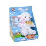 Gülce Design M-1117526-12 YAVRULU MASAL ANLATAN KUZU PELUŞ -BRL Kız Erkek Çocuk Oyuncak Eğitici Oyuncaklar