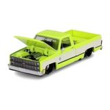 Gülce Design Mini GT 1/64 Chevrolet Silverado KAIDO Flo Yellow V1 Kız Erkek Çocuk Oyuncak Eğitici Oyuncaklar