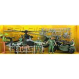 Gülce Design Motor ve Helikopterli Askeri Oyun Seti Kız Erkek Çocuk Oyuncak Eğitici Oyuncaklar