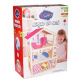 Gülce Design ONY-398 Büyük Ahşap Ev Seti -Onyıl Oyuncak Kız Erkek Çocuk Oyuncak Eğitici Oyuncaklar