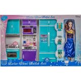 Gülce Design Oydaş Karlar Ülkesi 2'li Dolap Lavabo 2334 Kız Erkek Çocuk Oyuncak Eğitici Oyuncaklar