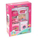 Gülce Design Oydaş Minik Şefler Mutfakta Fırın ve Çamaşır Makinesi 2'li Set 02358 Kız Erkek Çocuk Oyuncak Eğitici