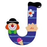 Gülce Design Palyanço Ahşap Harf J Kız Erkek Çocuk Oyuncak Eğitici Oyuncaklar