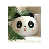 Gülce Design Panda Figürlü Kalp Yanaklı Sevimli Dekoratif Peluş Yastık