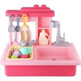 Gülce Design Pilli İnteraktif Lavabo Seti Pembe Kız Erkek Çocuk Oyuncak Eğitici Oyuncaklar